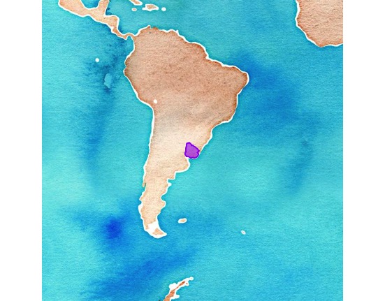 Uruguayan map